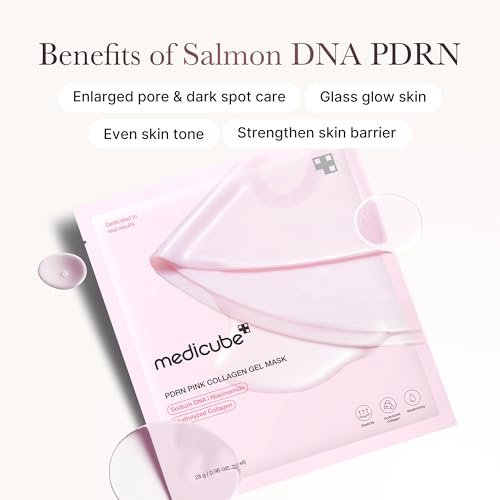 Medicube Salmon DNA PDRN Pink Collagen Jelly Gel Mask – Overnight Face Mask for Glass Glow Skin, Elasticity, Hydrating, Firming & Moisturizing | Korean Skincare, 28g - görsel 10