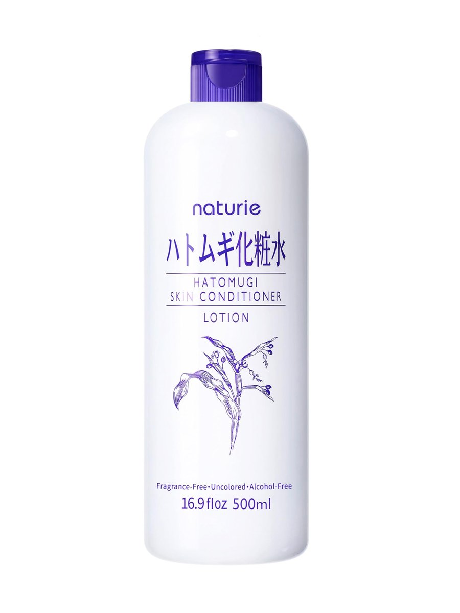 Naturie Hatomugi Skin Conditioner R 16.9 Fl Oz (500ml) – Hydrating Lotion for Face and Body, Fragrance-Free, Alcohol-Free, Hypoallergenic - görsel 1