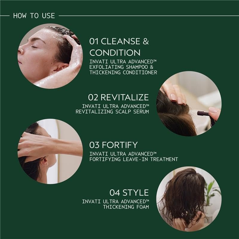 Aveda Invati Ultra Advanced Revitalizing Scalp Serum | Reduces Hair Loss by 77% | Strengthens Thinning Hair | 98% Naturally Derived, 1 Fl Oz - görsel 10