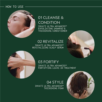 Aveda Invati Ultra Advanced Revitalizing Scalp Serum | Reduces Hair Loss by 77% | Strengthens Thinning Hair | 98% Naturally Derived, 1 Fl Oz
