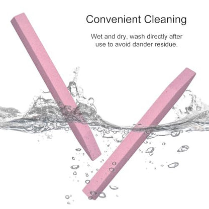 Jaasuee 8-Piece Stone Nail File and Pumice Stone Stick Set - Nail Cuticle Pusher and Buffing Tool for Home and Salon Use