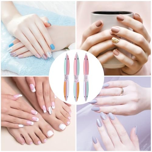 6-Sided Nail File and Buffer – All-in-One Shaping & Polishing Tool for Natural and Acrylic Nails, Gifts for Women - görsel 16