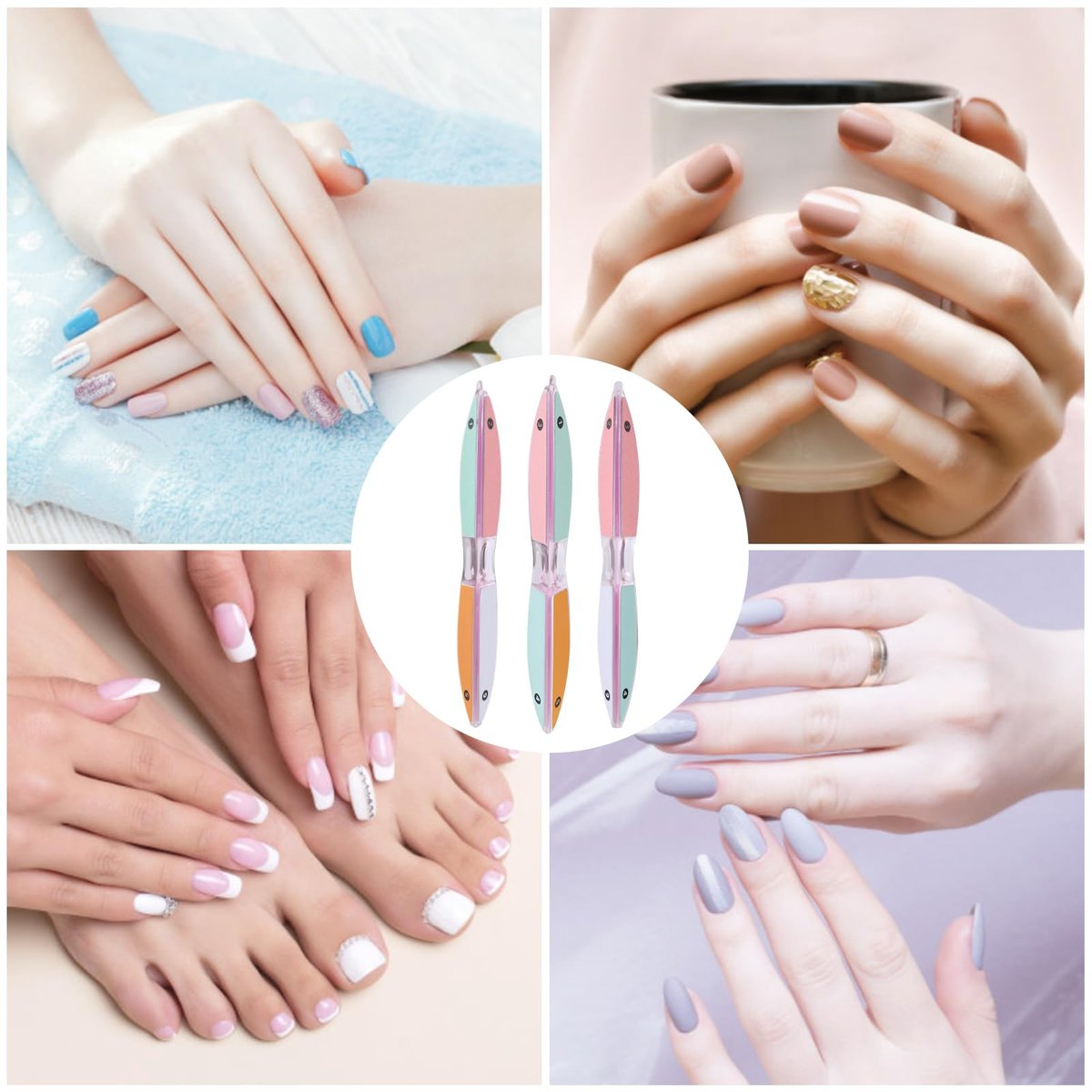 6-Sided Nail File and Buffer – All-in-One Shaping & Polishing Tool for Natural and Acrylic Nails, Gifts for Women - görsel 15