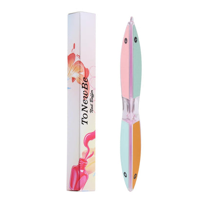 6-Sided Nail File and Buffer – All-in-One Shaping & Polishing Tool for Natural and Acrylic Nails, Gifts for Women