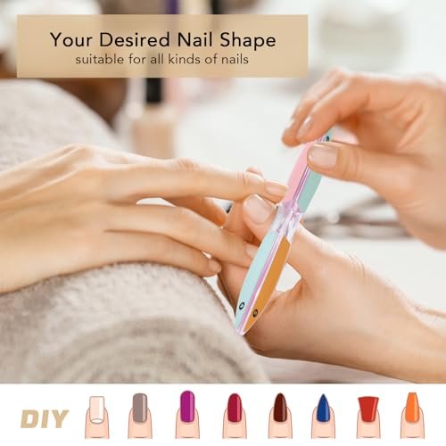 6-Sided Nail File and Buffer – All-in-One Shaping & Polishing Tool for Natural and Acrylic Nails, Gifts for Women - görsel 10