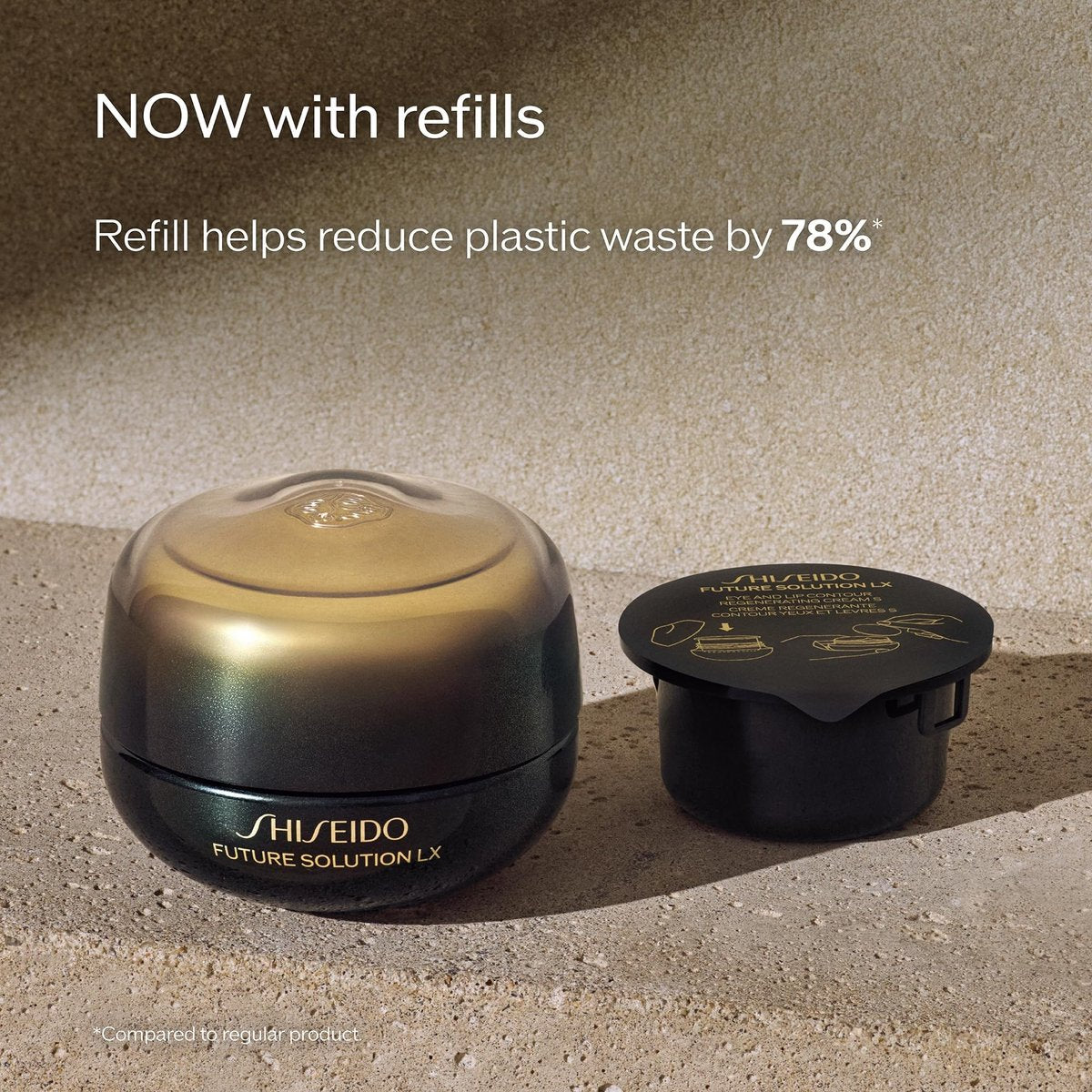 Shiseido Future Solution LX Eye and Lip Contour Regenerating Cream - 0.6 Fl Oz - Visibly Improves Wrinkles & Sagging Around Eyes and Mouth - All Skin Types Avelisse