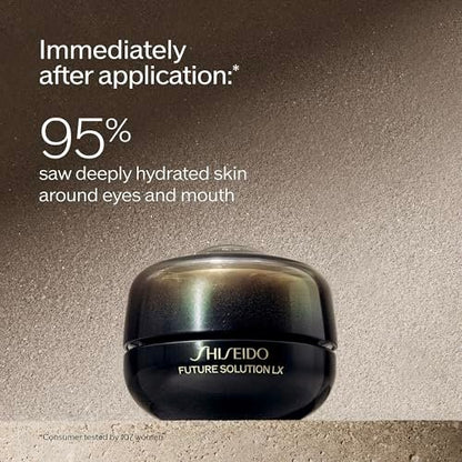 Shiseido Future Solution LX Eye and Lip Contour Regenerating Cream - 0.6 Fl Oz - Visibly Improves Wrinkles & Sagging Around Eyes and Mouth - All Skin Types Avelisse