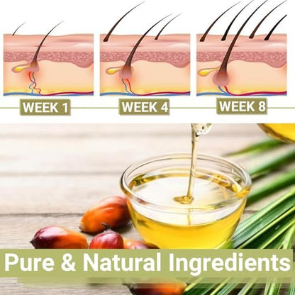 Lampolar RAW Batana Oil for Hair Growth - Dr Sebi Organic Unrefined Batana Oil from Honduras, 100% Pure & Natural, Thicker & Stronger Hair - 2 Fl Oz (60 ml) - 1 Pack