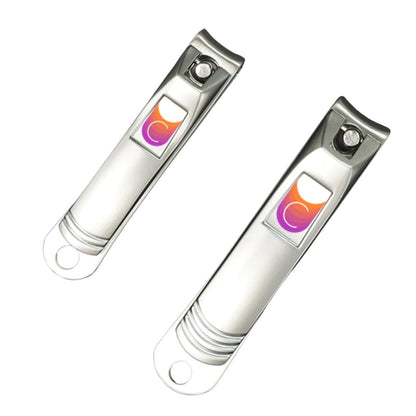 CUTICOR Nail Clipper Set – 2-Pack Stainless Steel Fingernail and Toenail Clippers with Travel Case for Men and Women Avelisse