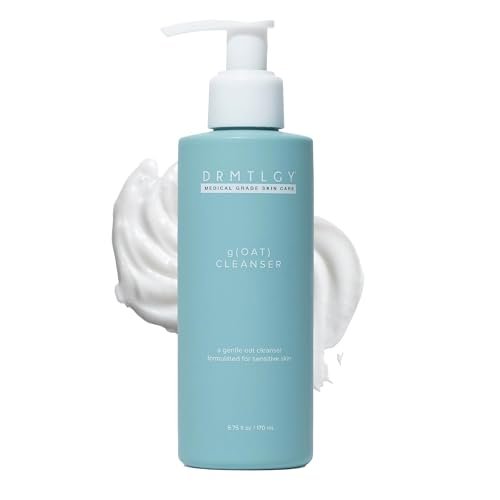 DRMTLGY gOAT Cleanser - Lightweight Moisturizing Face Wash for Sensitive Skin with Oat, Hyaluronic Acid & Aloe Extract, Fragrance Free Gentle Facial Cleansing Milk, 5.75 oz - görsel 2