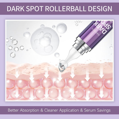 HANYWIL Dark Spot Remover for Face and Body | Dark Spot Corrector Serum with Roller for Age Spots, Sun Spots, Freckles, Melasma