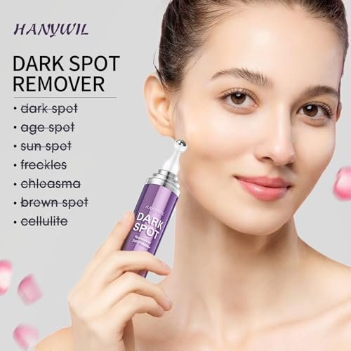 HANYWIL Dark Spot Remover for Face and Body | Dark Spot Corrector Serum with Roller for Age Spots, Sun Spots, Freckles, Melasma - görsel 8