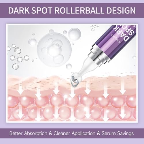 HANYWIL Dark Spot Remover for Face and Body | Dark Spot Corrector Serum with Roller for Age Spots, Sun Spots, Freckles, Melasma - görsel 12