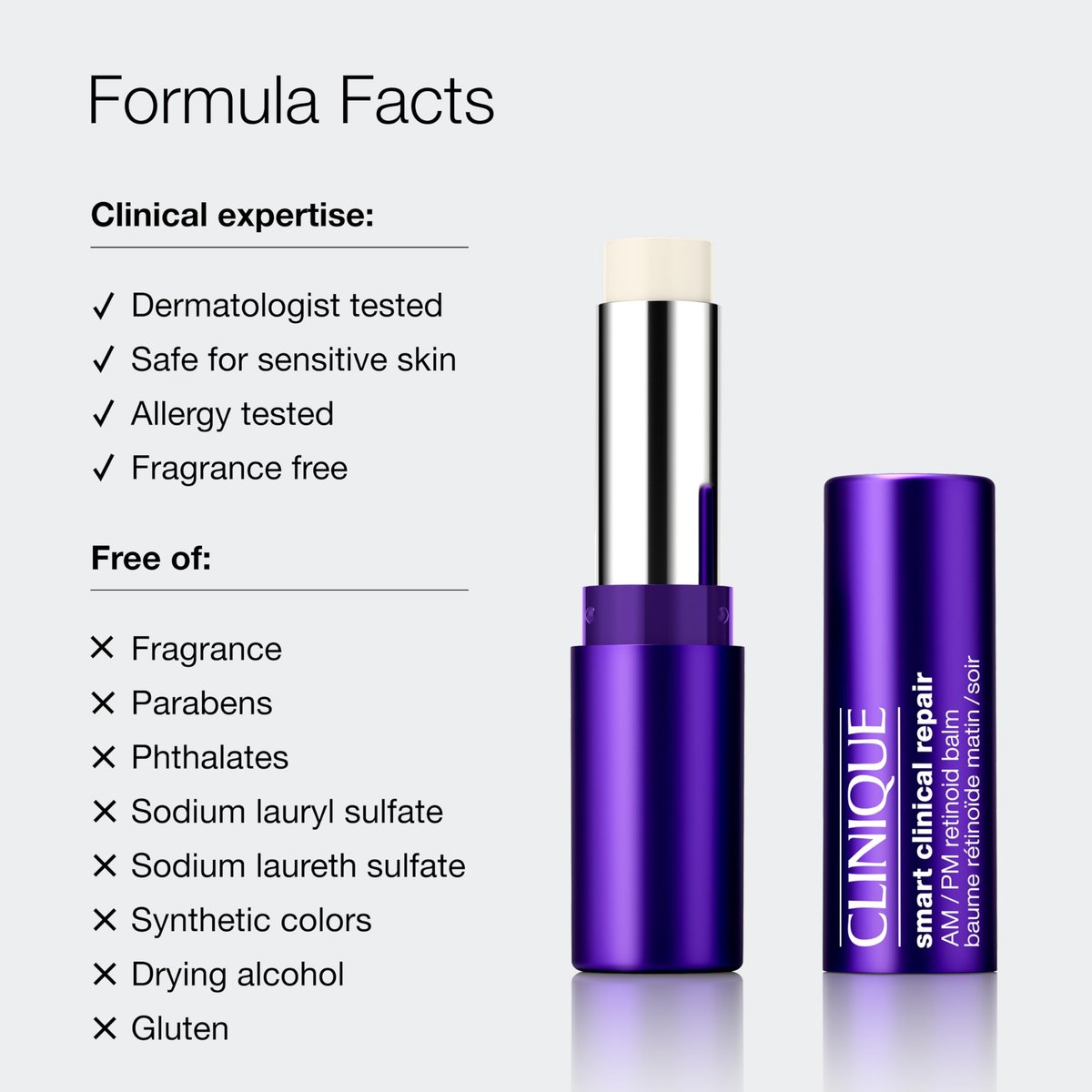 Clinique Smart Clinical Repair AM/PM Retinoid Balm with Hyaluronic Acid – Softens & Plumps Fine Lines, Safe for Sensitive Skin, 0.11 oz Avelisse