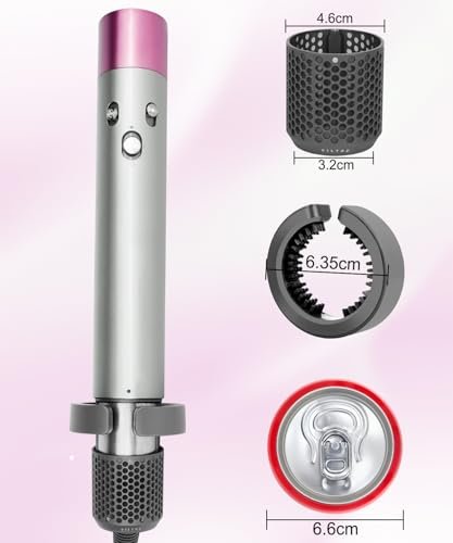 YTCHYYSK Outer Filter Cage Cover Replacement and Cleaning Brush for Dyson Airwrap HS01 HS05 - Magnetic Filter Cover Part 969758-06 & 969760-01, Grey Avelisse