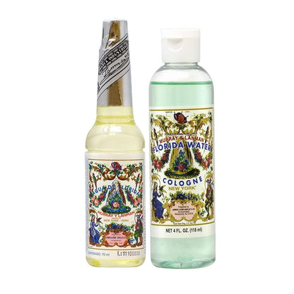 Lanman & Kemp Florida Water 4oz & Agua De Florida Peru 70ml - Classic Cologne Set