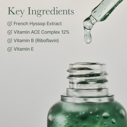 Arencia Hyssop Glow Serum with 10% Niacinamide & 12% Vitamin A, C, E – Hydrating Anti-Aging Serum for Korean Glass Skin - görsel 10