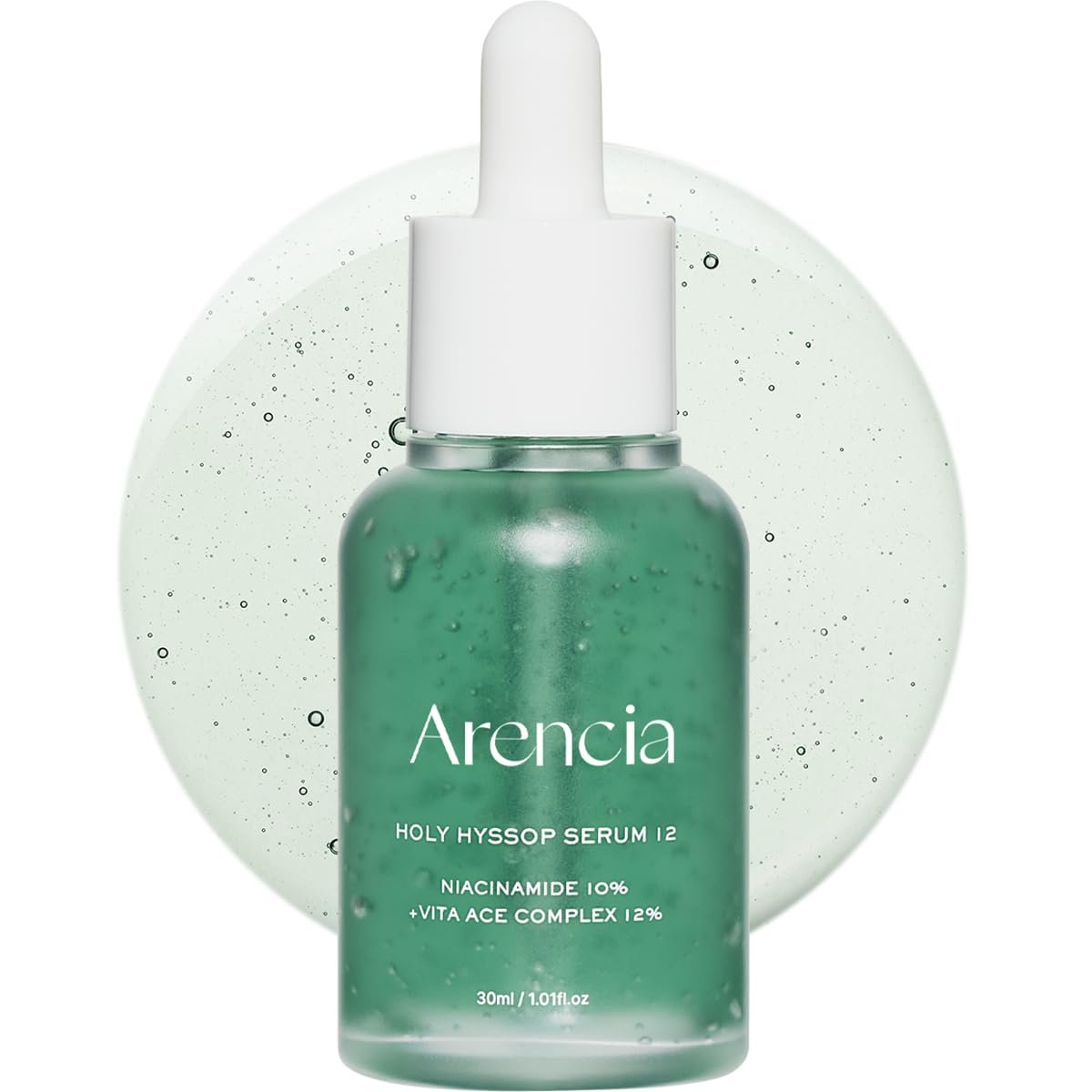 Arencia Hyssop Glow Serum with 10% Niacinamide & 12% Vitamin A, C, E – Hydrating Anti-Aging Serum for Korean Glass Skin - görsel 1