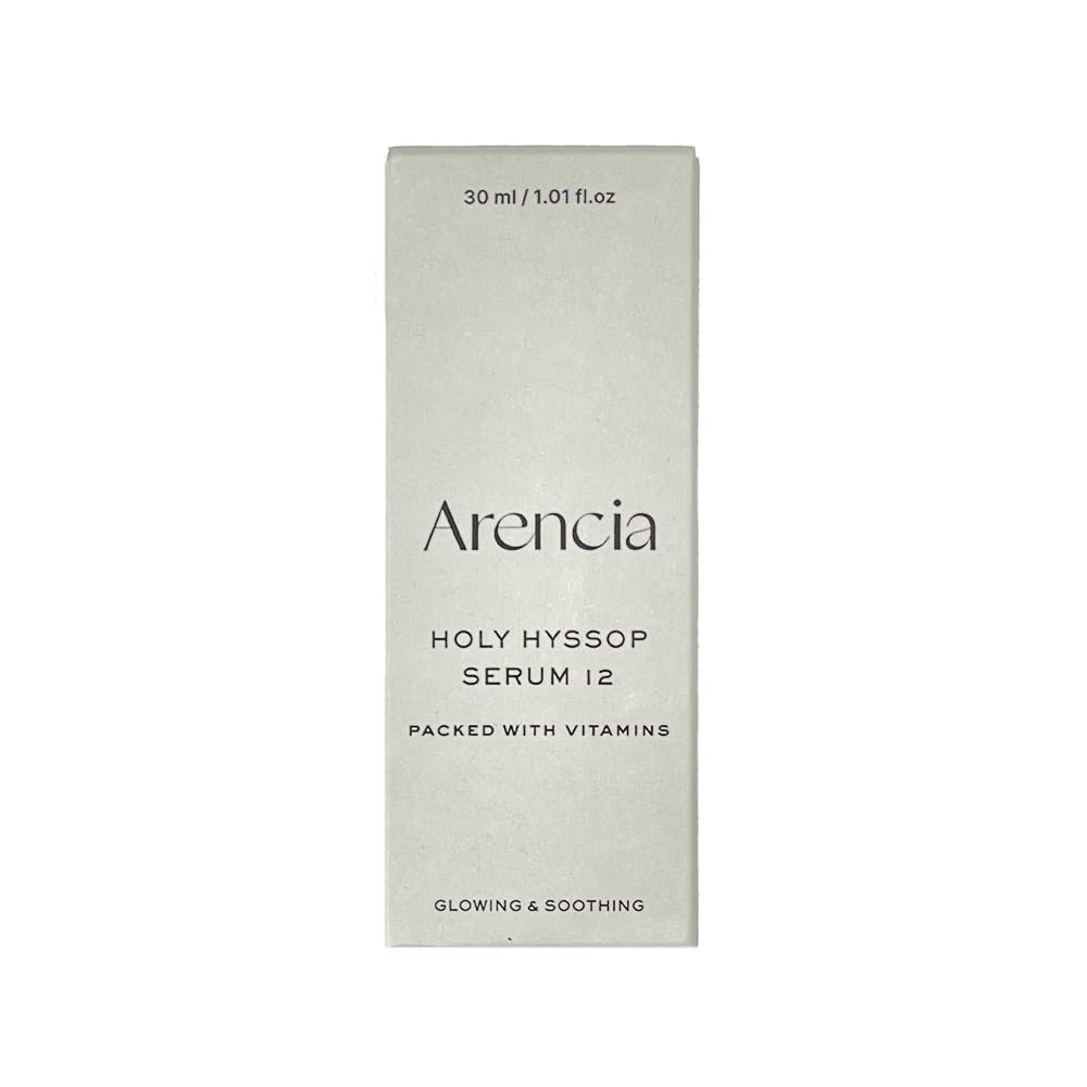 Arencia Hyssop Glow Serum with 10% Niacinamide & 12% Vitamin A, C, E – Hydrating Anti-Aging Serum for Korean Glass Skin - görsel 13