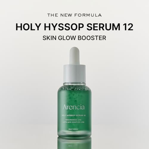 Arencia Hyssop Glow Serum with 10% Niacinamide & 12% Vitamin A, C, E – Hydrating Anti-Aging Serum for Korean Glass Skin - görsel 4