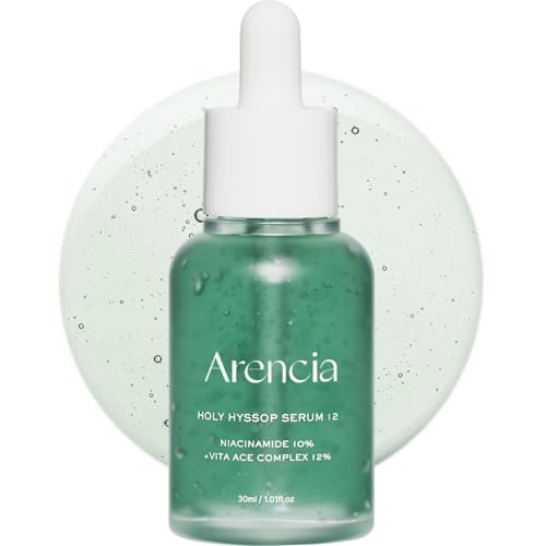 Arencia Hyssop Glow Serum with 10% Niacinamide & 12% Vitamin A, C, E – Hydrating Anti-Aging Serum for Korean Glass Skin - görsel 2