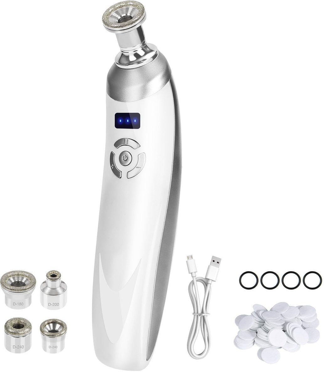 Diamond Professional Microdermabrasion Machine – Portable Home Use Crystal Dermabrasion for Facial Skin Care, Blackhead Remover Kit for Women & Men Avelisse