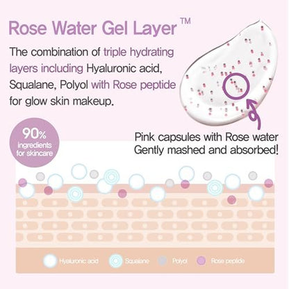 Espoir Glowrizer Face Primer – Hydrating & Moisturizing Makeup Base with Hyaluronic Acid & Niacinamide, Glow Radiant Look, 1.35 fl. oz Avelisse