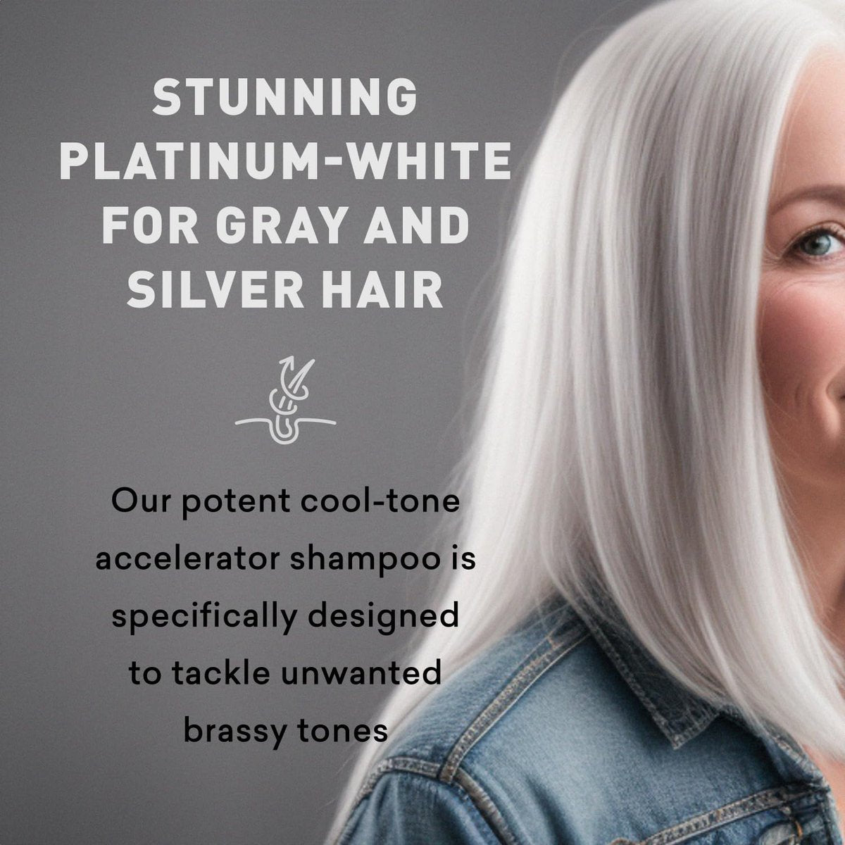 Just Nutritive Purple Toning Shampoo for Blonde, Gray, White, Silver, and Bleached Hair - Eliminate Brassiness, Boost Shine, Repairs, Hydrates, Sulfate-Free, Paraben-Free, Anti-Yellowing, 8 oz. Avelisse