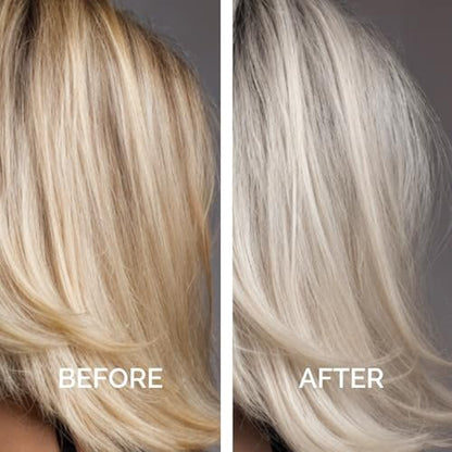 Just Nutritive Purple Conditioner for Blonde, Gray, White, Silver, and Bleached Hair - Eliminate Brassiness, Boost Shine, Repairs, Hydrates, Sulfate-Free, Paraben-Free, Gentle on Scalp, 8 oz. Avelisse