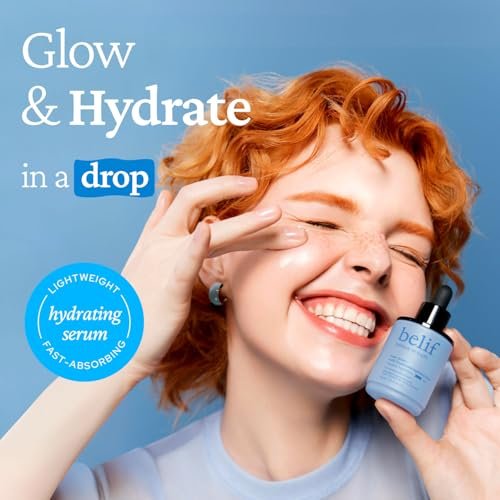 belif Super Drops Multi-7 Hyaluronic Hydrating Serum - 24-Hour Moisturization, Hyaluronic Acid & Panthenol Lightweight Daily Essence | Korean Skincare (1.01 fl oz) Avelisse