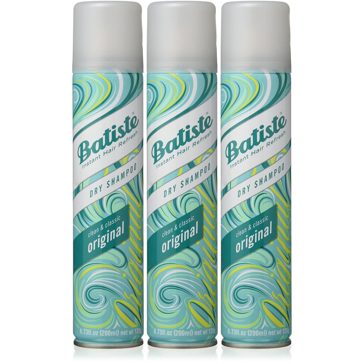 Batiste Original Dry Shampoo 6.73 oz (3-Pack) - Refresh Hair, Absorb Oil, Add Texture - görsel 1
