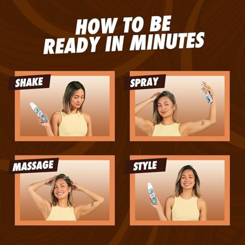 Batiste Dry Shampoo for Dark Hair, Refresh and Absorb Oil Between Washes, Waterless Shampoo for Added Texture and Body, 6.73 oz, Pack of 2 Avelisse