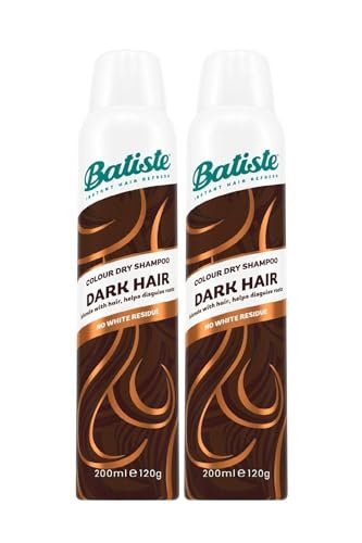 Batiste Dry Shampoo for Dark Hair, Refresh and Absorb Oil Between Washes, Waterless Shampoo for Added Texture and Body, 6.73 oz, Pack of 2 Avelisse