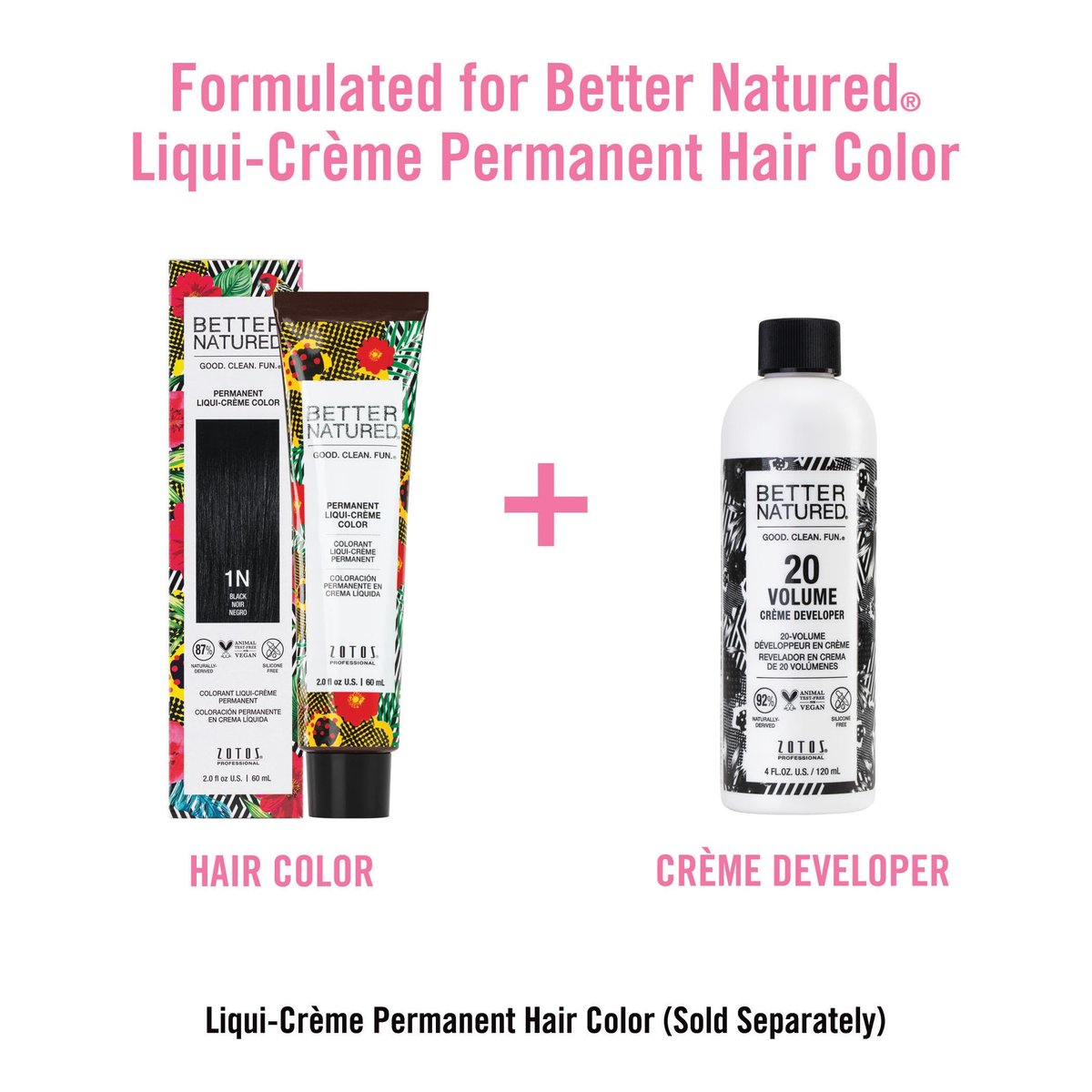Better Natured 20 Volume Gentle Creme Hair Developer | Professional Salon Quality | 4 Fl Oz - görsel 5