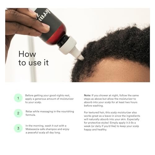 Dermazen MCT Scalp Moisturizer – Soothes Itch & Hydrates Dry, Flaky Scalp – Malassezia & Seborrheic Dermatitis-Safe – Tea Tree & Rosemary – 4 oz Avelisse
