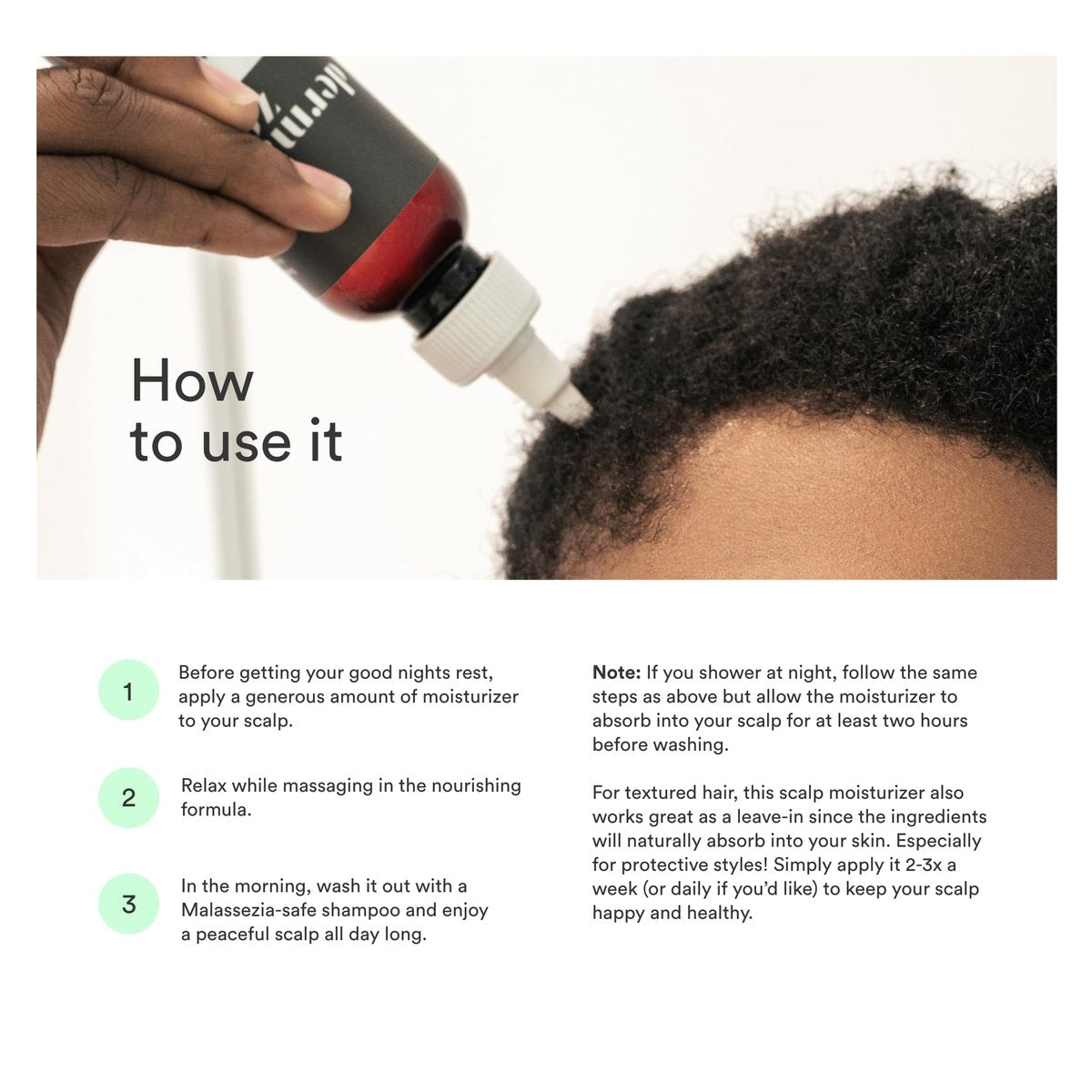 Dermazen MCT Scalp Moisturizer – Soothes Itch & Hydrates Dry, Flaky Scalp – Malassezia & Seborrheic Dermatitis-Safe – Tea Tree & Rosemary – 4 oz Avelisse