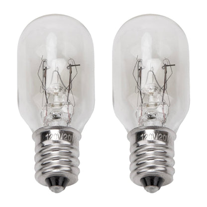 ZTTM 20W 120V Incandescent Replacement Bulb for Conair RP34B Makeup Mirror – E12 Candelabra Base, 2700K Warm Light (2-Pack) Avelisse