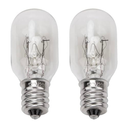 ZTTM 20W 120V Incandescent Replacement Bulb for Conair RP34B Makeup Mirror – E12 Candelabra Base, 2700K Warm Light (2-Pack) Avelisse