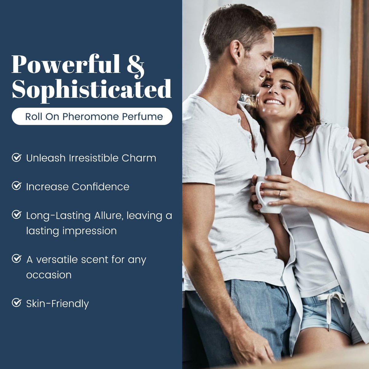 Aeshory Pheromone Perfume for Men - 2 Pack Roll-On Attraction Cologne, Long-Lasting Essential Oil Scent Avelisse