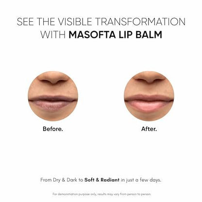 Masofta Shea Butter Lip Balm with Kojic Acid, Alpha Arbutin & SPF 30 PA++ - 0.53 oz Avelisse