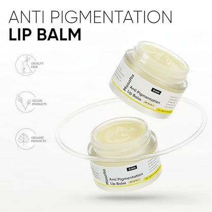Masofta Shea Butter Lip Balm with Kojic Acid, Alpha Arbutin & SPF 30 PA++ - 0.53 oz Avelisse