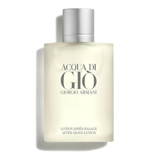 Armani Beauty Acqua di Gio After Shave Cologne for Men – Long Lasting Fragrance with Bergamot, Jasmine, White Musk, Patchouli & Cedarwood – 3.3 Fl Oz Avelisse