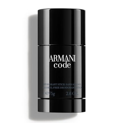 Armani Beauty Code Deodorant Stick – Fougère Ambery Spicy Fragrance with Green Mandarin, Nutmeg, Tonka Bean – 2.6 Fl Oz Avelisse