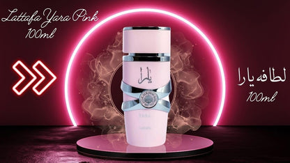 Yara Pink Eau De Parfum 100ml (3.4 fl oz) for Women – Long-Lasting Floral Fragrance Avelisse