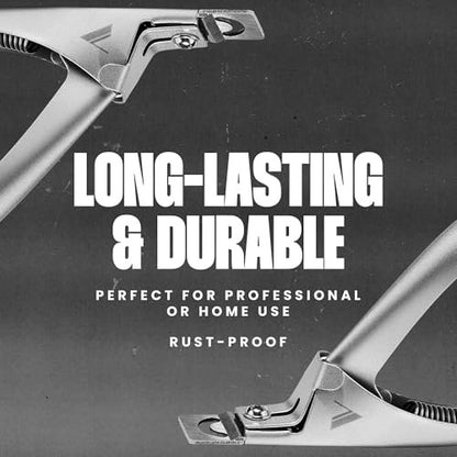 V Beauty Pure Nail Clippers for Men & Women - Ultra Sharp Stainless Steel V Tip Cut Nail Cutters for Fingernails and Toenails - Professional Grooming Tools for Manicure & Pedicure