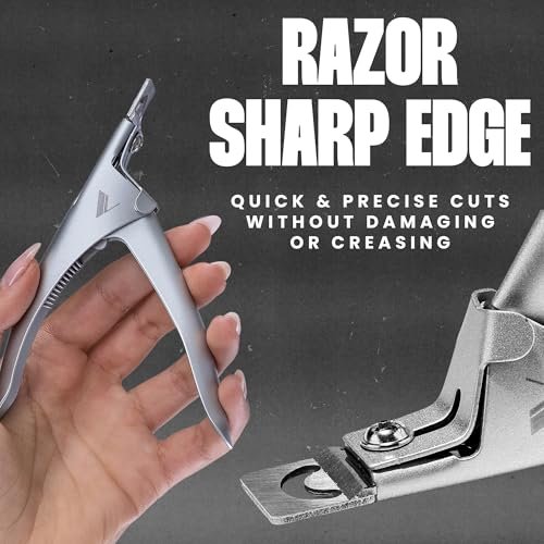 V Beauty Pure Nail Clippers for Men & Women - Ultra Sharp Stainless Steel V Tip Cut Nail Cutters for Fingernails and Toenails - Professional Grooming Tools for Manicure & Pedicure - görsel 8