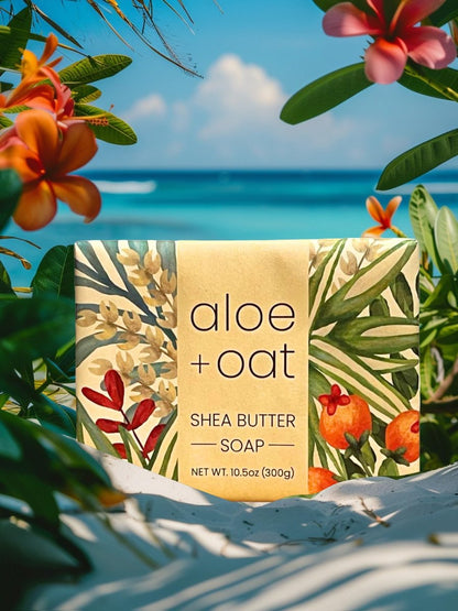 Greenwich Bay Trading Company Aloe Oat Soap Bar, 10.5 oz – Gentle Moisturizing Cleanser