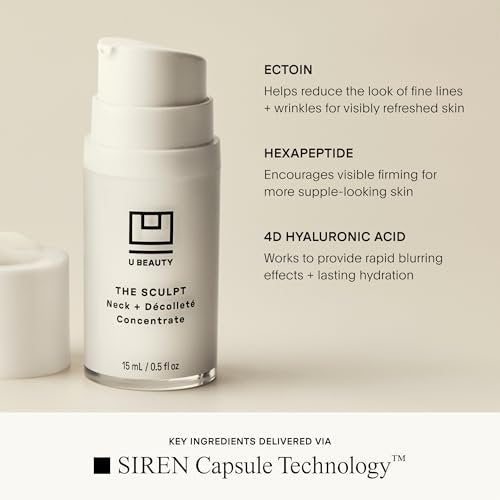U Beauty The SCULPT Neck + Décolleté Concentrate - Firming & Lifting Treatment, 1 Fl Oz Avelisse