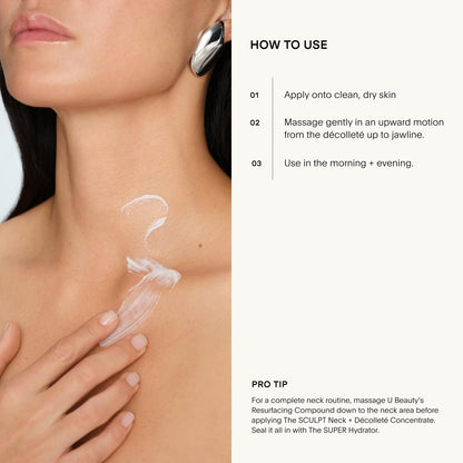 U Beauty The SCULPT Neck + Décolleté Concentrate - Firming & Lifting Treatment, 1 Fl Oz Avelisse