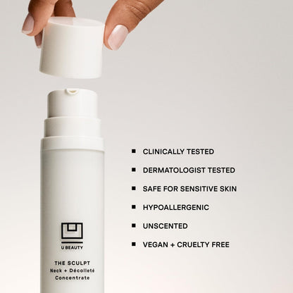 U Beauty The SCULPT Neck + Décolleté Concentrate - Firming & Lifting Treatment, 1 Fl Oz Avelisse